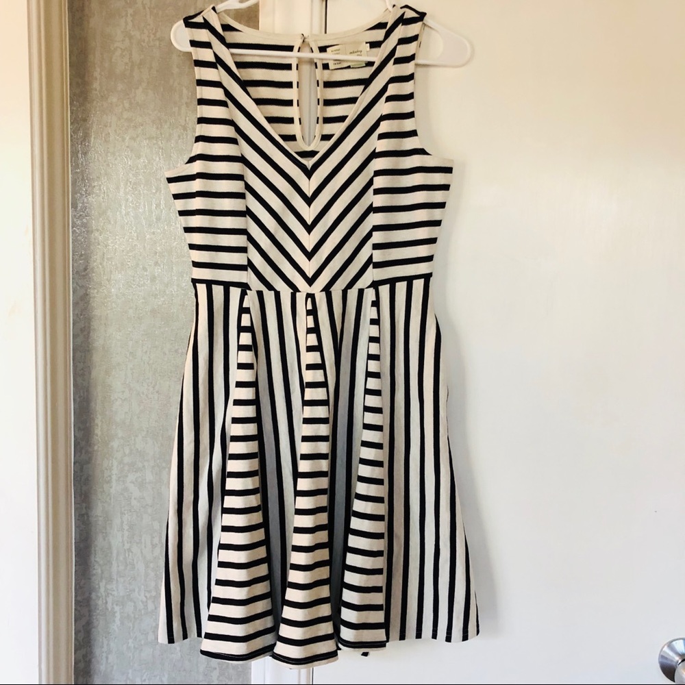 Anthropologie Saturday & Sunday Striped Day Dress - Picture 2 of 6